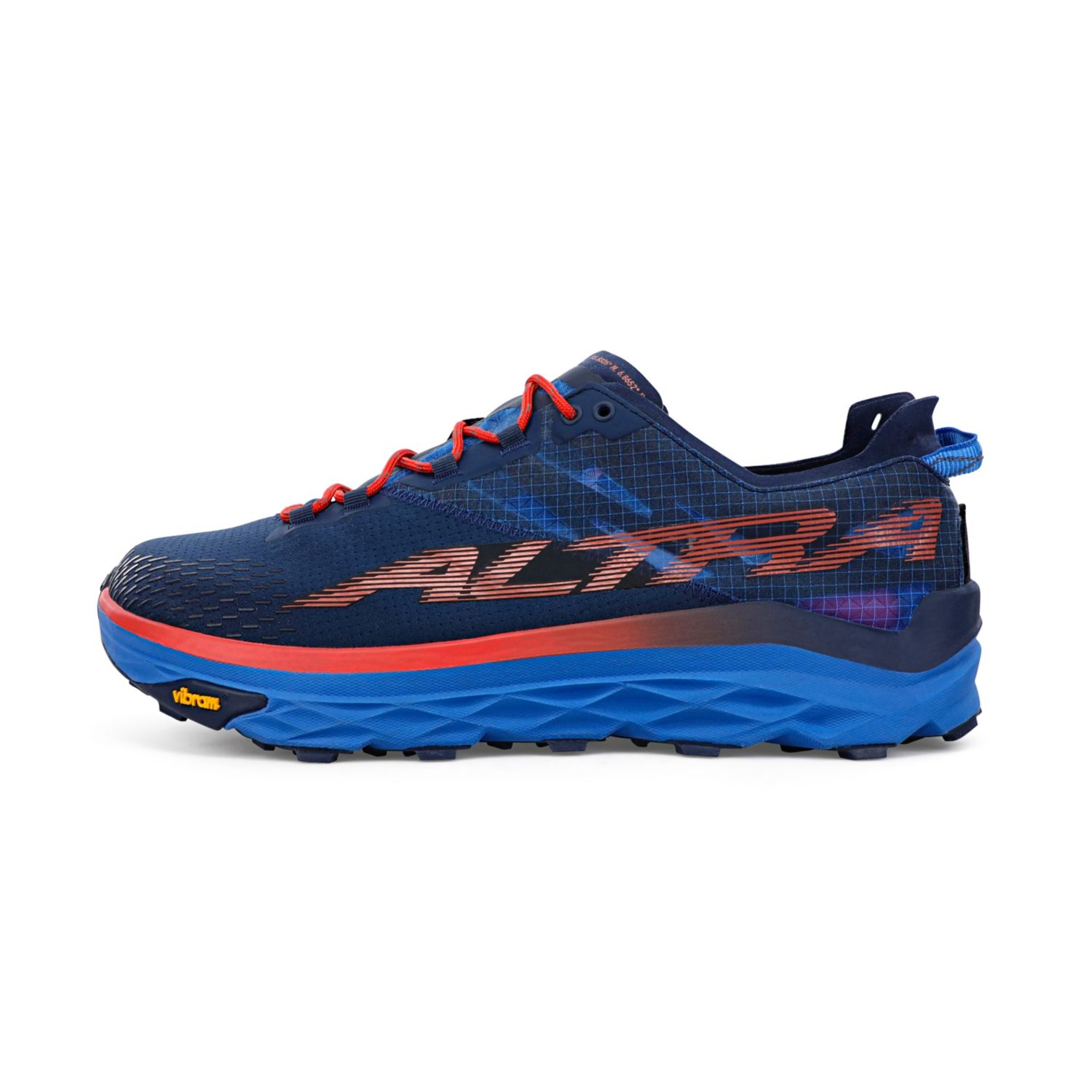 Zapatillas De Trail Running Altra Mont Blanc Hombre Azules Rojas | Costa Rica-10596239